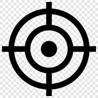 FPS, gaming, crosshair settings, crosshair help icon svg