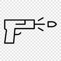 fps, first person shooter, guns, shooting icon svg