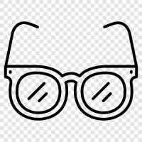 frames, eyeglasses, prescription glasses, sunglasses icon svg