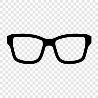 frames, prescription lenses, glasses, optical icon svg