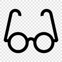 frames, spectacles, specs, eyeglasses icon svg