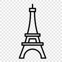 France, Paris, history, architecture icon svg