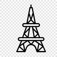 France, city of lights, fashion, art icon svg