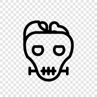 frankenstein, zombies, horror, thriller icon svg