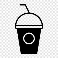 frappuccino, smoothie, gemischtes Getränk, gemischter Kaffee symbol