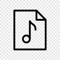 Free Music, Music Downloads, Online Music, MP3 Music icon svg