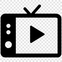 free tv, live tv, digital tv, over the air tv icon svg