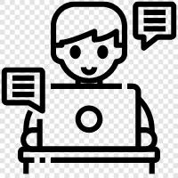 freelance, contract, independent contractor, remote worker icon svg