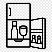 FREEZER, fridge, kitchen, food icon svg