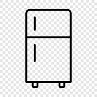 freezer, coolers, ice maker, icemaker icon svg