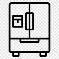 freezer, refrigerator, food, cooking icon svg