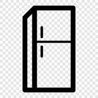 freezer, fridge, refrigerator, cooling icon svg