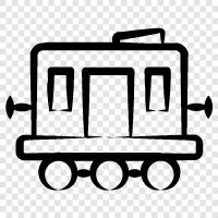 freight train, train, railway, locomotive icon svg