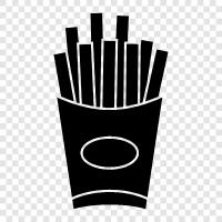 French Fry, French Fry Recipe, French Fries icon svg