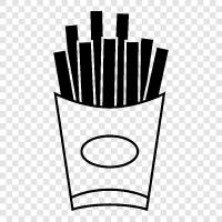 French fry, French Fry Recipe, French Fry Recipe Video, French Fries icon svg