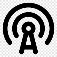 Frequenz, Sender, Antenne, Empfang symbol