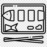 fresh, seafood, nigiri, sushi icon svg