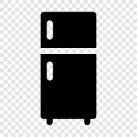 fridge, freezer, food, groceries icon svg