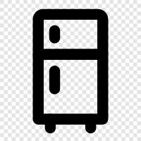 frigidaire, frigidaire freezer, side by side refrigerator, top icon svg