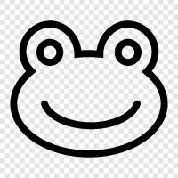 frog song, frog calls, frog video, frog facts icon svg