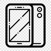 Vorder und Rückseite Kamera, Vorder und Rückseite Kameratelefon, Vorder und Rückseite Smartphone symbol