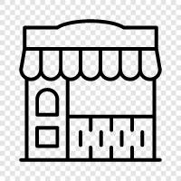 front, shop, storefront, retail icon svg