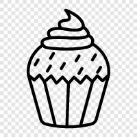 frosting, cake, baker, recipe icon svg