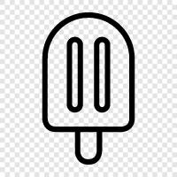 frozen confectionery, ice cream, popsicles, Ice Lolly icon svg