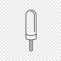 frozen treat, ice cream, popsicle stick, cold treat icon svg