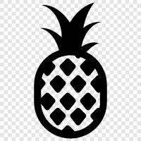 fruit, healthy, pineapple juice, pineapple recipe icon svg