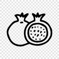 fruit, healthy, antioxidant, detox icon svg