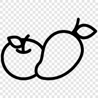 Obst, Fruchtsäfte, Fruchtsmoothies, Obstsalat symbol