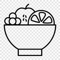 fruit, salad, fruit salad recipes, fruit salad icon svg