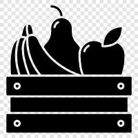 fruits, fruit basket, fruit delivery, fruit basket delivery icon svg