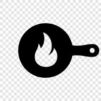 Fryer, Hot Oil, Oven, Cooking icon svg