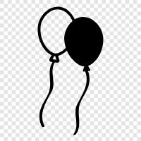 fun, helium, party, children icon svg