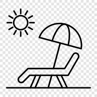 fun, sun, sand, beach icon svg