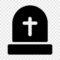 funeral, memorial, burial, corpse icon svg