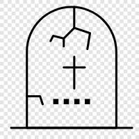 funeral, casket, mortician, corpse icon svg