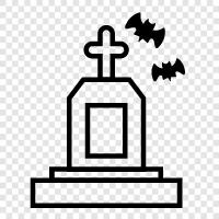 funeral, death, memorial, burial icon svg