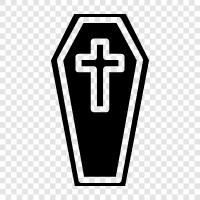 funeral, death, burial, burial plot icon svg