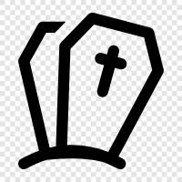 funeral, death, burial, mourn icon svg