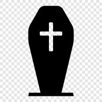 funeral, burial, death, RIP icon svg