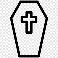 funeral, death, burial, embalming icon svg