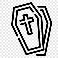 funeral, death, burial, gravesite icon svg