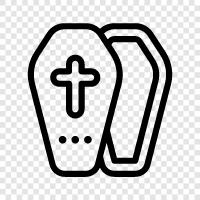 funeral, death, dead, burial icon svg