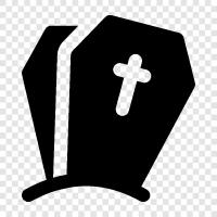 funeral, burial, death, burial ground icon svg