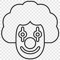 funny, clowns, funny pictures, funny videos icon svg