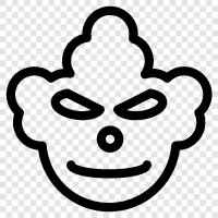 funny, fun, jester, entertain icon svg