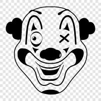 funny, children, entertainment, jester icon svg